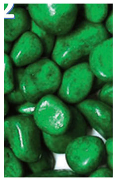 חצץ ירוק כהה לאקווריום - 1 ק"ג