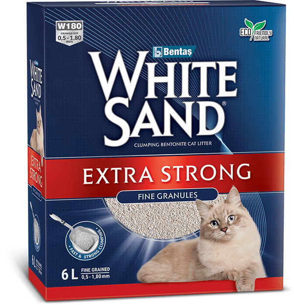 חול לחתולים פרמיום 10 ליטר White-Sand-EXTRA STRONG