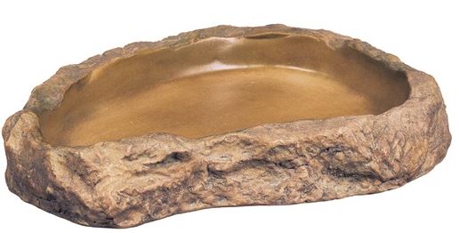 כלי אוכל דמוי סלע לטרריום זוחלים אקזוטרה במגוון גדלים