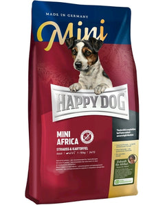 אוכל לכלבים הפי דוג אפריקה לגזע קטן 4 ק"ג