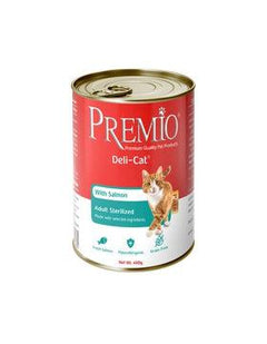 שימור פרמיו לחתול טסרלייז במרקם פטה בטעם סלמון 400 גרם