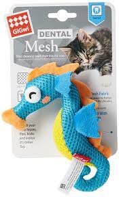 צעצוע לחתול סוסון ים עם קטניפ